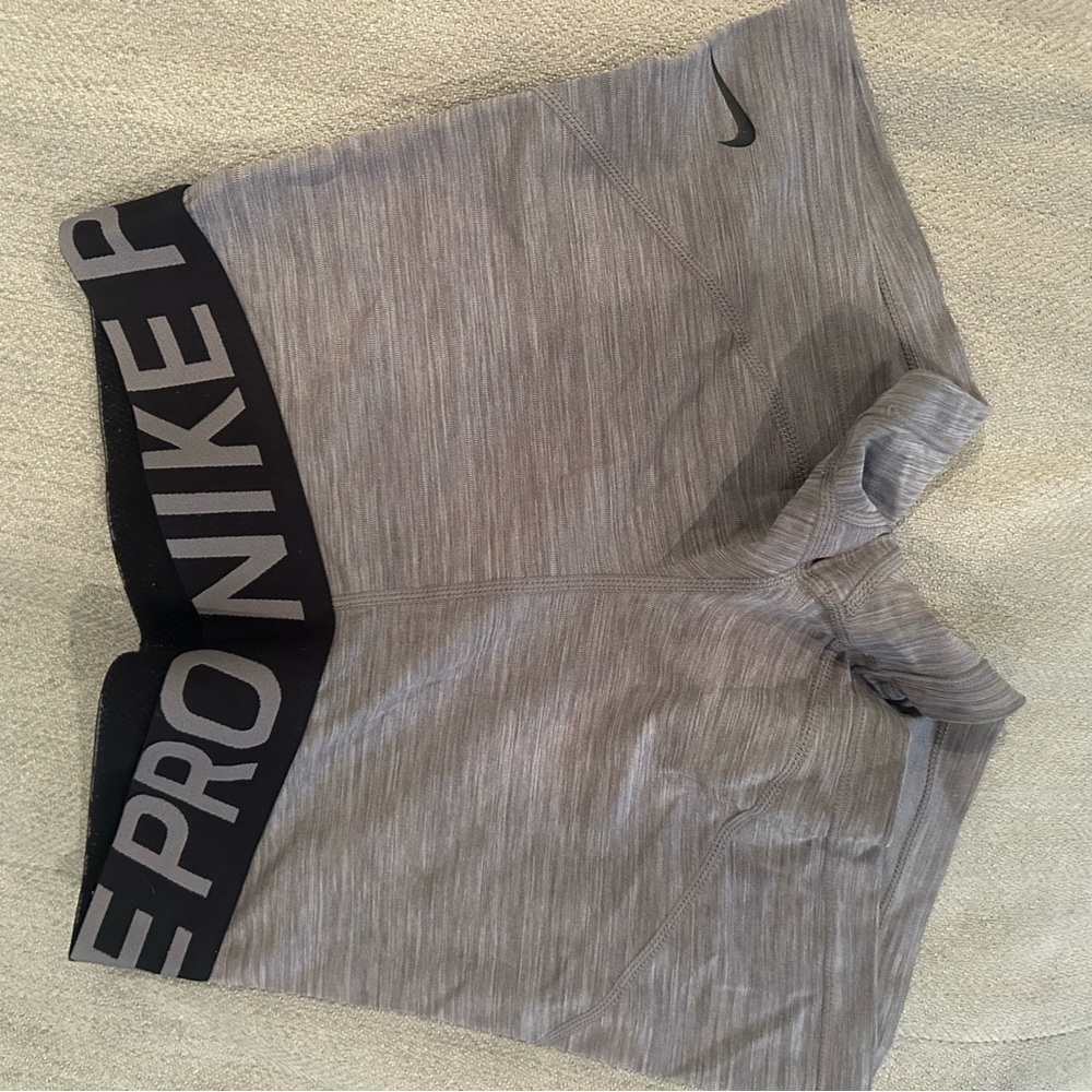 gray nike pros